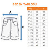 Kız Çocuk Paraşüt Şort 2855