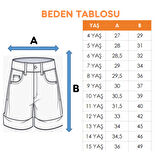 Kız Çocuk Taşlı Şort Etek 2863