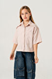 Kız Çocuk Uzun Yakalı Gömlek 3157