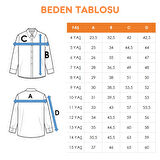 Kız Çocuk Yaka Fırfırlı Gömlek T-Shirt İkili Takım 1800