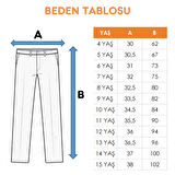 Kız Çocuk Yan Paça Büzgülü Pantolon 2559