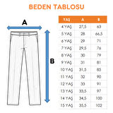 Kız Çocuk Yıldızlı Kot Pantolon 2204
