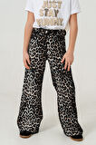 Kız Çocuk Leopar Kız Çocuk Pantolon 2561