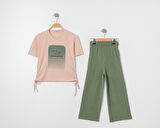 Kız Çocuk Mıu Taşlı İkili Dokuma Takım G-7276