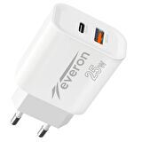 Everon 25W Pd Usb Typec Girişli Hızlı Şarj Cihazı EVR-023