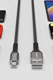 Onopo Android Xiaomi Ve Samsung Uyumlu 3.4A Micro Örgülü Hızlı Şarj ve Data Kablosu 30W Metal Uçlu ( 5 Yıl Garanti Güvencesiyle )- F6