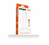 Type-C Usb Hızlı Şarj ve Data Kablosu 3.0A / 1MT - D7