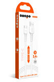 onopo Android Xiaomi Ve Samsung Uyumlu Type-c To Usb Kablo 3.4a Hızlı Şarj Ve Data Kablosu 2m - Q4