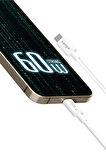 onopo Android Xiaomi Ve Samsung Uyumlu 60W PD Type-C to Type-C Hızlı Şarj ve Data Kablosu 1 Metre - P7