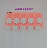 10 Lu Çiçek Silikon Kalıp