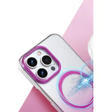 Apple iPhone 14 Pro Max Glossy Magsafe Kapak - Mor