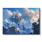 Gökyüzü Adaları - Uçan Gemiler Anime Kanvas Tablo