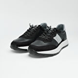 Bağcıklı Hakiki Deri Erkek Sneaker