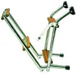 Katlanır merdiven. 3 Basamak Basamaklar iroko Boy 61cm