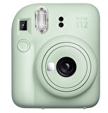 Fujifilm Instax Mini 12 Yeşil Fotoğraf Makinesi 10'lu Film Mini Albüm ve Deri Kılıf Seti