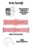WEARFİT WATCH 9 Akıllı Kol Saati Smart Watch Model:inç 45mm AMOLED Ekran  (ROSE GOLD)