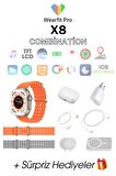 WEARFİT X8 COMBİNATİON Akıllı Kol Saati Smart Watch Model:inç 49mm TFT Ekran (GRİ)