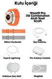WEARFİT X8 COMBİNATİON Akıllı Kol Saati Smart Watch Model:inç 49mm TFT Ekran (GRİ)