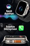 WEARFİT H12 Akıllı Kol Saati Smart Watch Model:inç 45mm MİNİLED Ekran (GRİ)