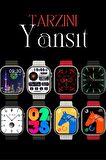 WEARFİT S10 PRO MAX 7 KORDONLU  Akıllı Kol Saati Smart Watch MİNİLED Ekran (GRİ) 45mm