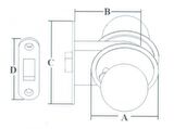 Southco kapı kilidi. AISI 316 paslanmaz çelik 19-35mm arası panel uyumlu