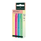 Faber Castell Fosforlu Kalem 38 Pastel 4’lü 2022