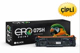 CRG-075H | Canon i-SENSYS LBP-647Cdw Çipli Siyah Muadil Toner