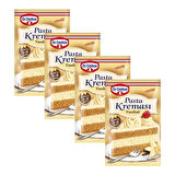 Dr. Oetker Pasta Kreması 130 gr Vanilinli x 4 Adet