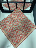 Silk Home Soft Pamuk Eşarp Yavruağzı Turkuaz Kum beji