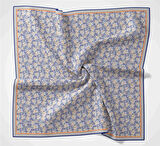Silk Home Soft Pamuk Eşarp Mavi Gri Bej Turuncu