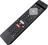 Philips 65PUS6504/12 İle Uyumlu 4K Smart Tv Kumandası