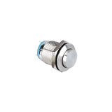 12MM METAL IŞIKSIZ KALICILI BUTON - ÇIKIK KAFA - 1NO - IP67