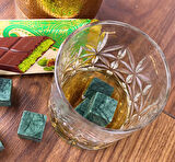 Premium Viski Hediye Seti Bardak Granit Viski Taşı Dubai Çikolatası Yılbaşı Kutusu