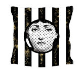 Fornasetti Altın Serisi Yastık & Kırlent& Kırlent Kılıfı Model 1