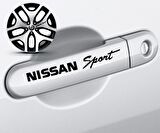N issan Sport Kapı Kolu Sticker 10Adet