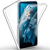 Gpack Huawei Honor 20 Kılıf Ön Arka Şeffaf Silikon Koruma