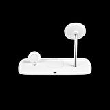 ttec AirCharger Trio Up MagSafe Uyumlu 3ü 1 Arada iPhone + Apple Watch + AirPods Kablosuz Şarj Standı
