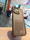 İPhone 15 Pro Max Uyumlu Siyah Hux Kapak Darbe Korumalı Arkası Şeffaf Kılıf