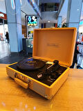 Record Master S-T14012 Retro Pikap Gün Batımı Rengi 33-45-78 Devir Çalabilme Bluetooth - Aux