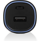 TTEC 2CKP02CS SmartCharger Duo PD 48W Araç İçi Hızlı Şarj Cihazı USB-C+USB-A - USB-C-USB-C 3A Kablo-Siyah