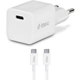 TTEC 2SCP01B SmartCharger 20W PD Seyahat Hızlı Şarj Cihazı Beyaz Set