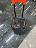 NDR-1098 Taşınabilir Büyük Boy Ses Sistemi Bluetooth Mikrofonlu Parti Hoparlör