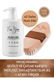 Slim Jel inceltici-sıkılaştırıcı-yağ yakıcı–incelme-çatlak Ve Selülit Kremi 500 ml - At Kılı Fırçası