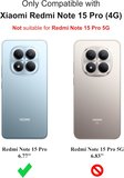 Xiaomi Redmi Note 15 Pro 4G ile Uyumlu Kılıf Esnek Premium Yumuşak Silikon Telefon Kılıfı Kapak