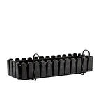 Omnipazar SO-İB03 Antrasit Askılı Balkon Saksı Takım 14 lt No 3 