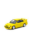 1/64  Lancer GSR Evolution III Yellow with Tarmac Cards