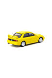 1/64  Lancer GSR Evolution III Yellow with Tarmac Cards