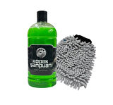 IRON DULL FOAM Cilalı Şampuan 1 Lt & Mikrofiber Yıkama Eldiveni – Mükemmel Temizlik ve Cila Etkisi!