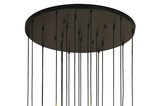 LampaLuce Pioggia Tasarımı Modern Yüksek Tavan Sarkıt Avizesi 21'li Altın 55x150cm
