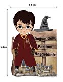 Harry Potter Temalı Ayaklı Pano Seti Kişiye Özel